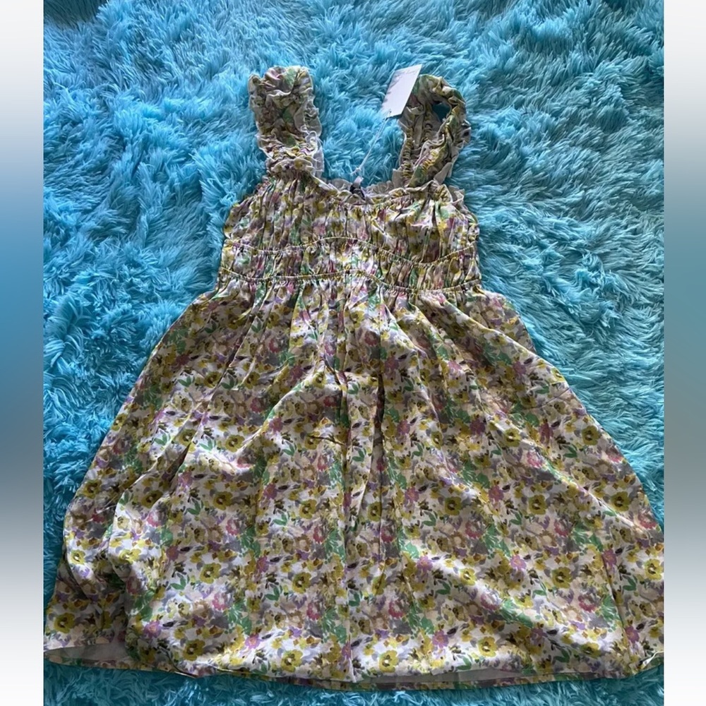 beautiful floral smocked sundress nwt Emory Park M